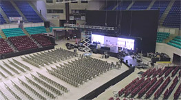 Set up for Pee Dee Electric Cooperative, Florence, SC